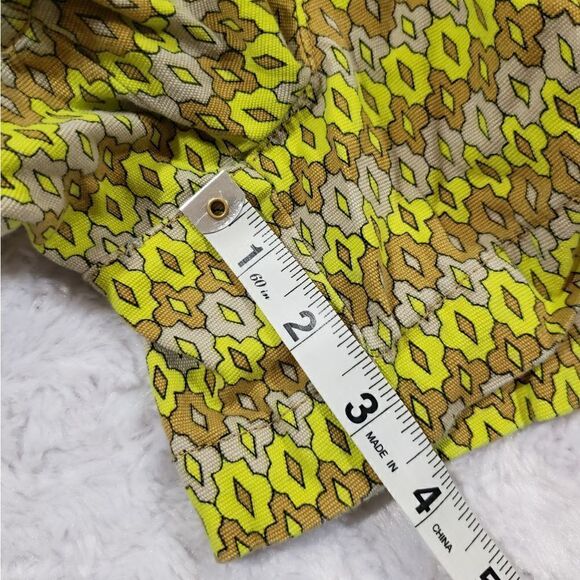 70s inspired shorts yellow tan beige Joe Fresh - Picture 5 of 8